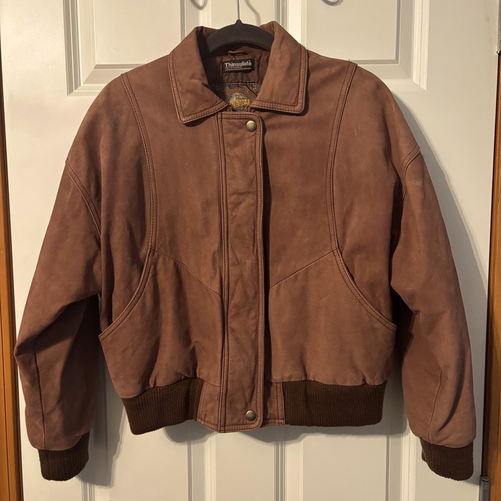 Wilsons Leather Brown Bomber Jacket